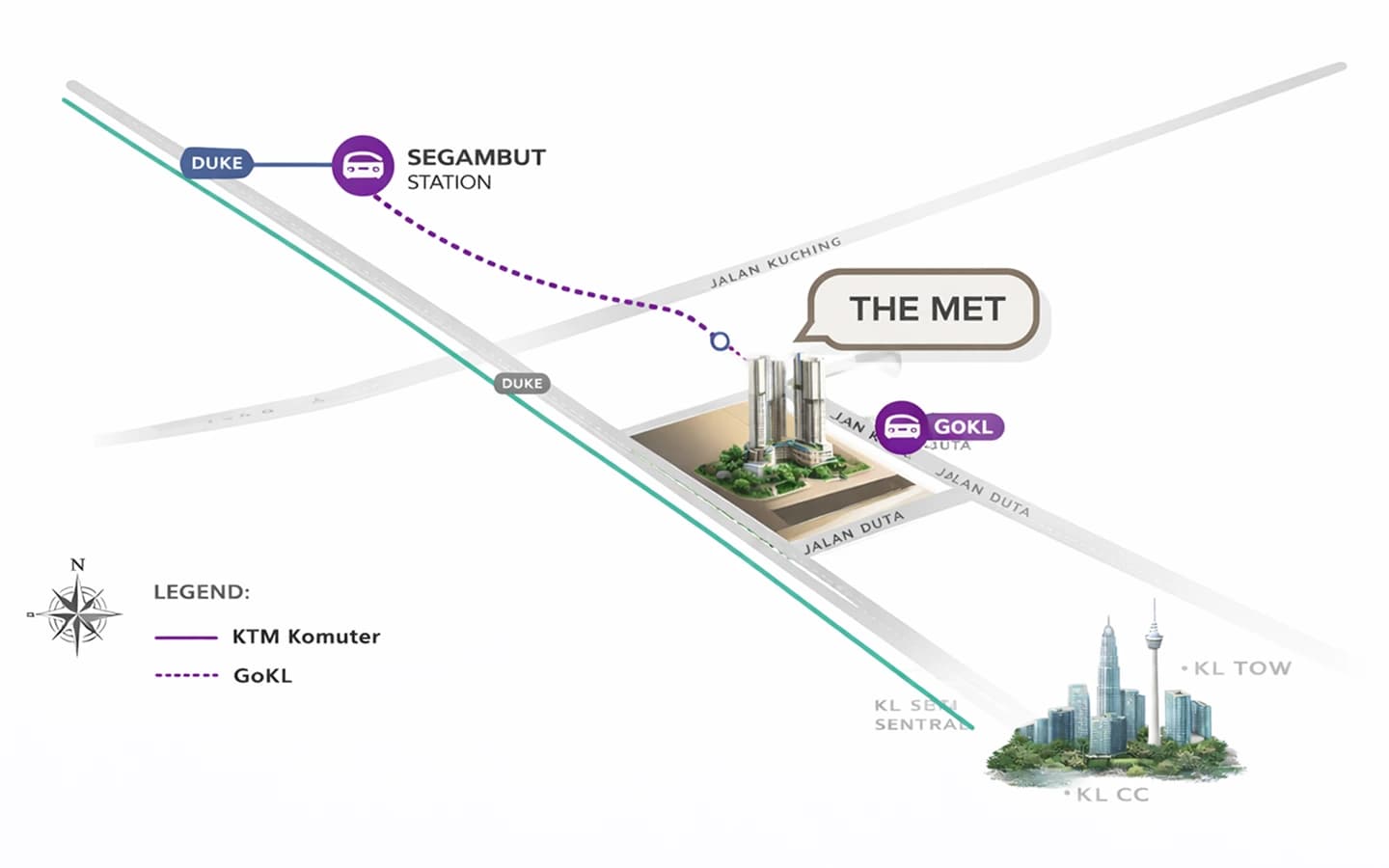 GoKL Magenta Line map to The MET